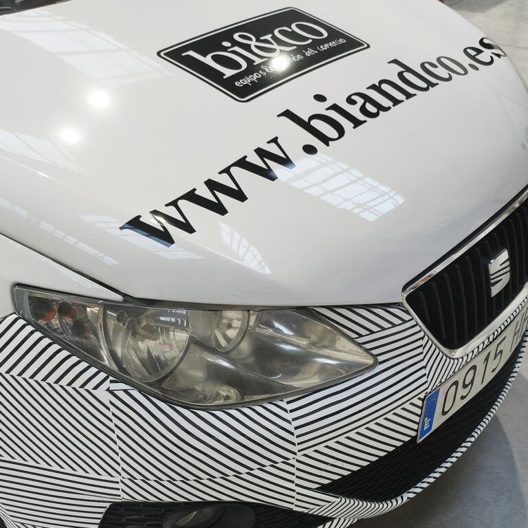 Rotulación vehículo comercial bi&co