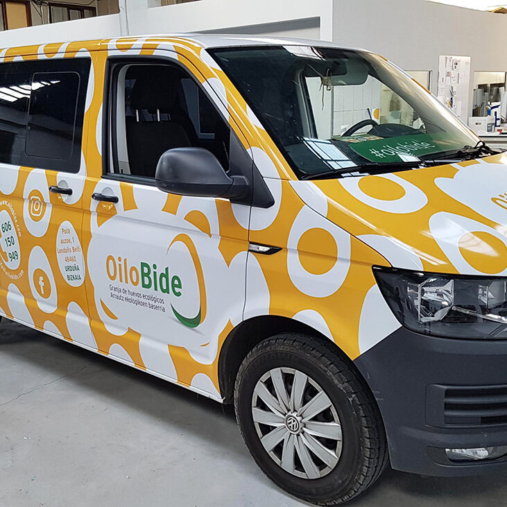Rotulación furgoneta OlioBide