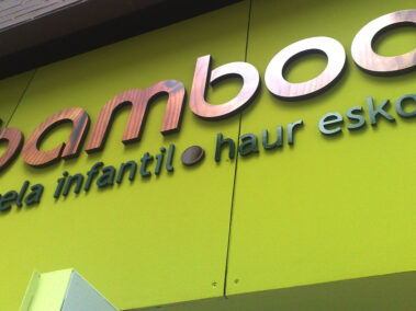 letras escuela bamboo