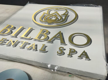 Letras corpóreas BILBAO DENTAL SPA