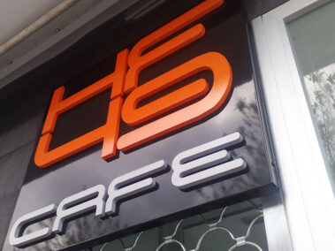 Letras corpóreas HF49 CAFE