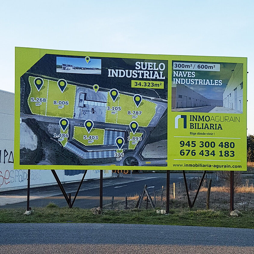 Rotulación gran formato Vallas Publicitarias